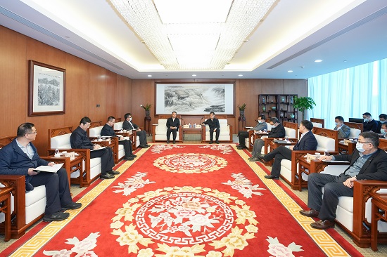 舒印彪鄧建玲會見哈電集團(tuán)董事長曹志安、總經(jīng)理吳偉章