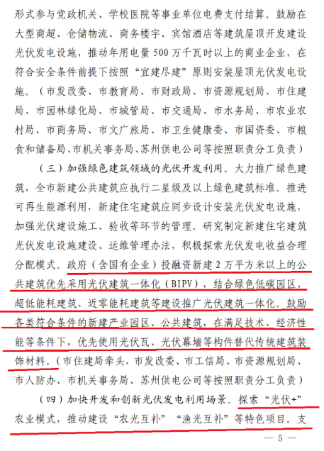 蘇州：國企廠房100%安裝分布式光伏！