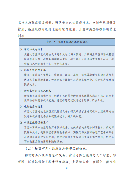 發(fā)改委、能源局等九部委聯合印發(fā)發(fā)布“十四五”可再生能源規(guī)劃！