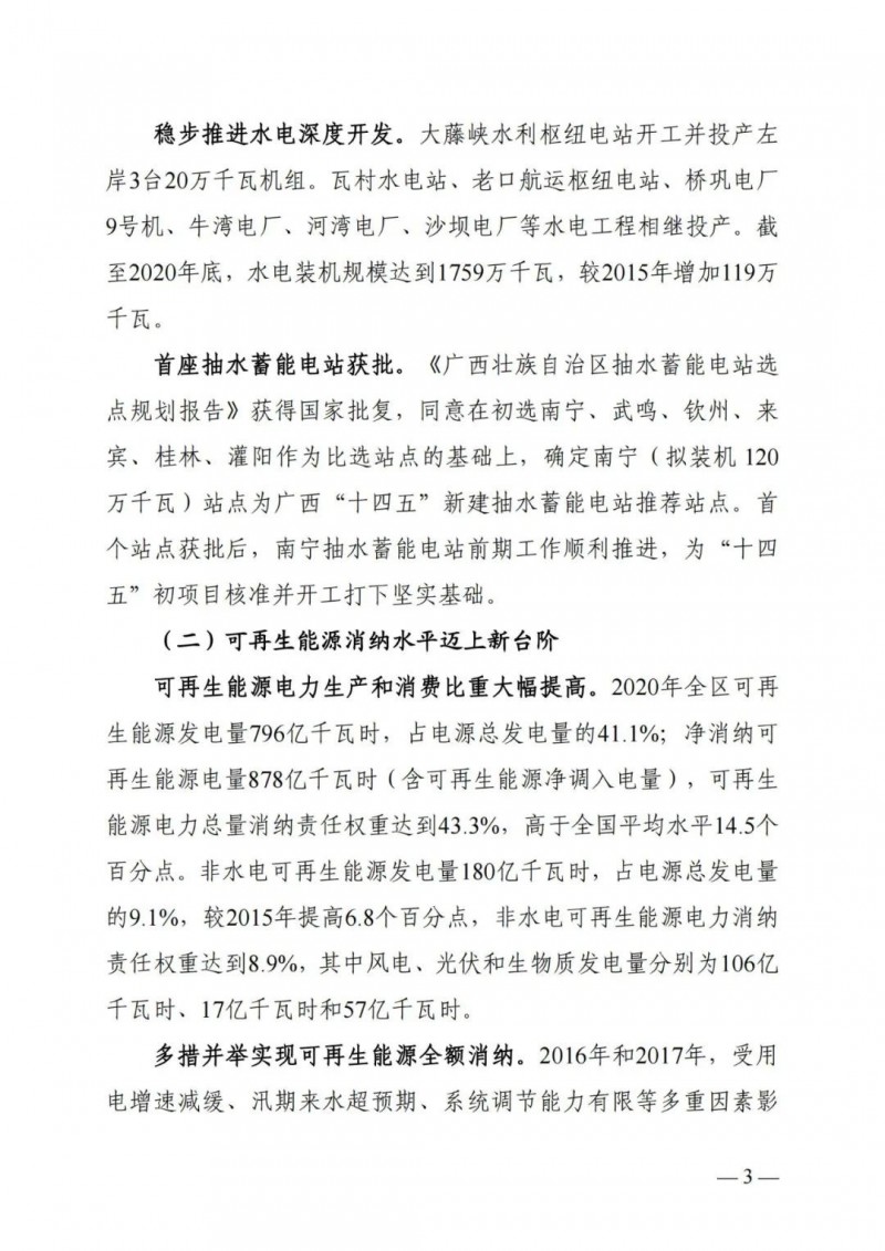 廣西“十四五”規(guī)劃：大力發(fā)展光伏發(fā)電，到2025年新增光伏裝機15GW！