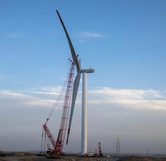 深耕大西北，H171-4MW分散式風(fēng)電項(xiàng)目成功首吊!
