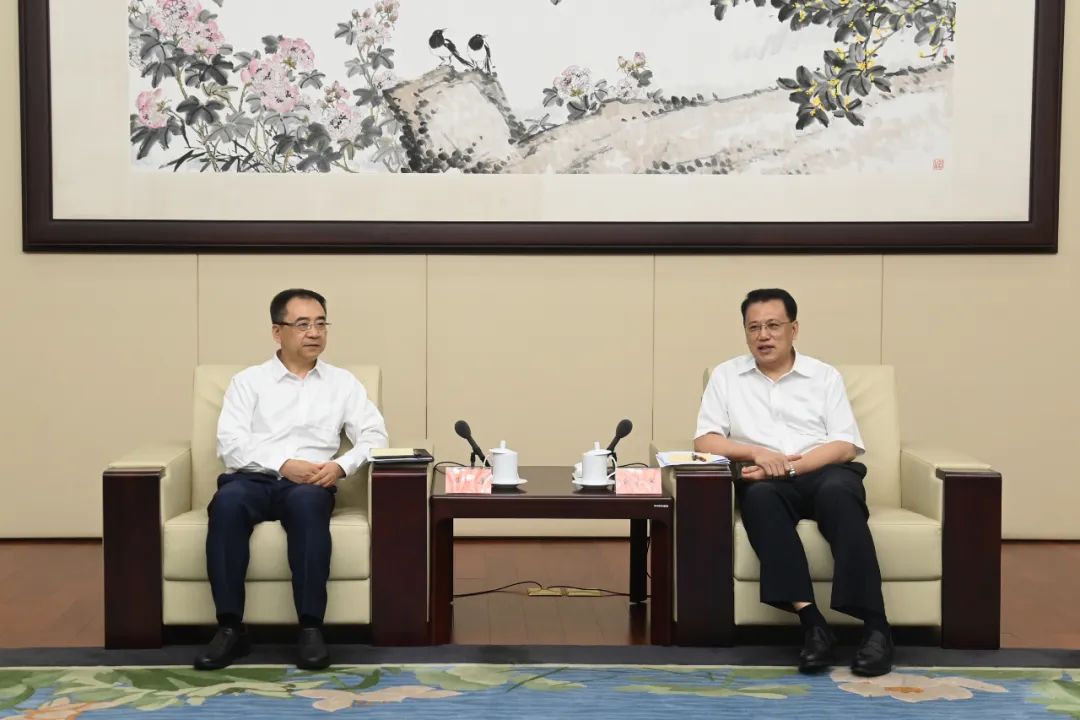 大唐集團公司黨組書記、董事長鄒磊拜會浙江省委書記、省人大常委會主任袁家軍