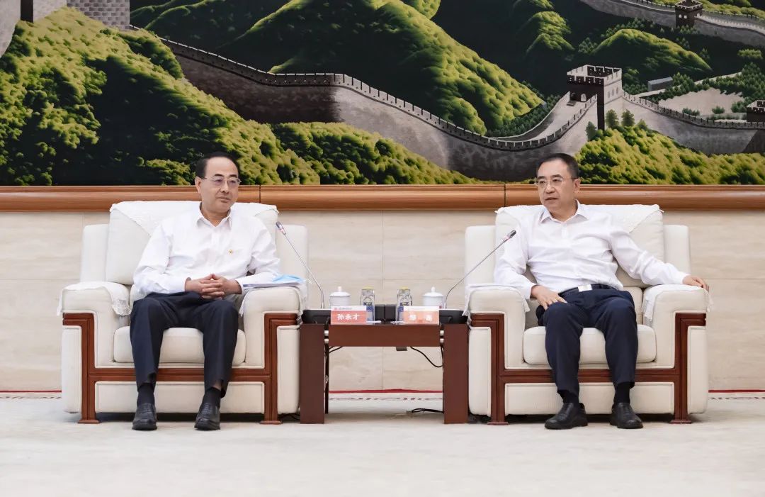 鄒磊會(huì)見中國中車黨委書記、董事長孫永才