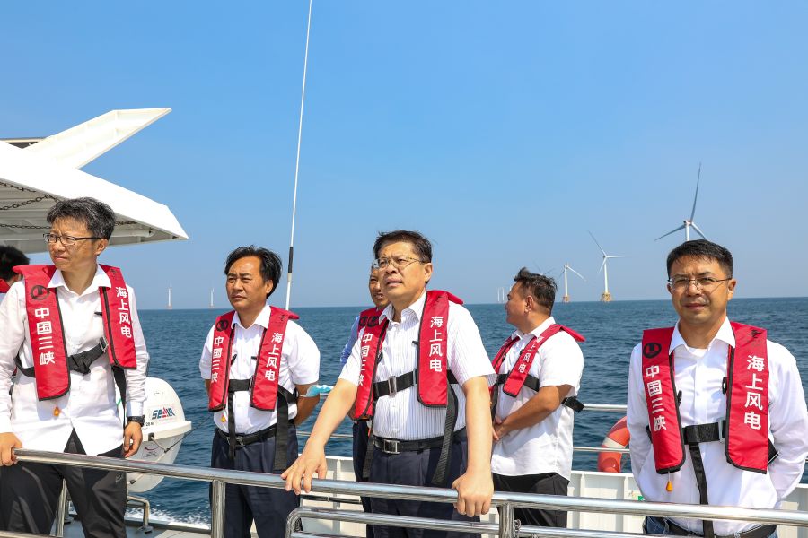 韓君赴廣東陽江、福建福州調(diào)研三峽集團海上風電項目