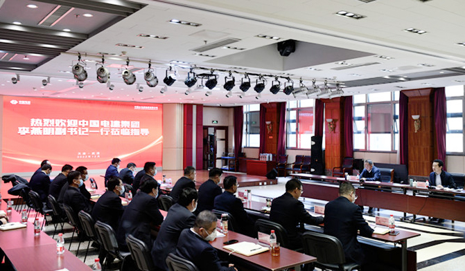 中國(guó)電建黨委副書記、董事李燕明到水電基礎(chǔ)局調(diào)研慰問(wèn)