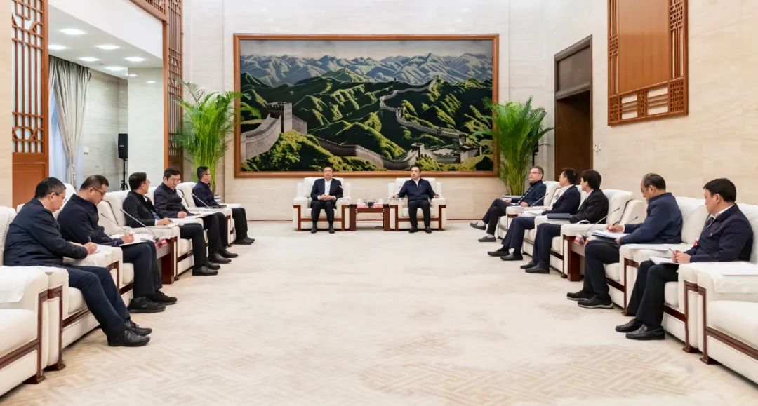 大唐集團黨組書記、董事長鄒磊會見哈電集團黨委書記、董事長曹志安