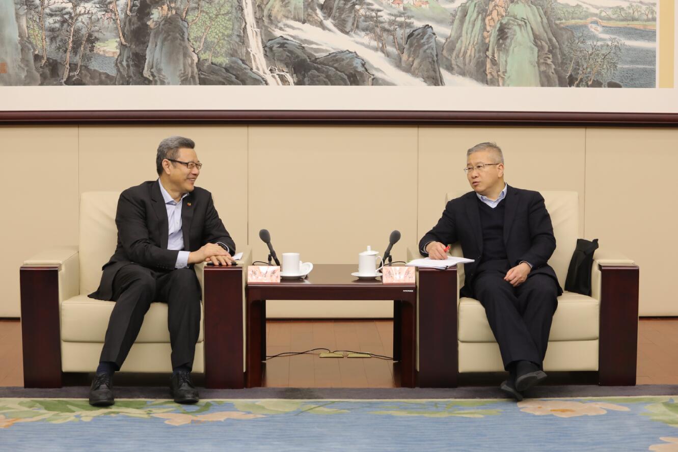 國家電投黨組書記、董事長錢智民拜會浙江省委常委、常務副省長徐文光