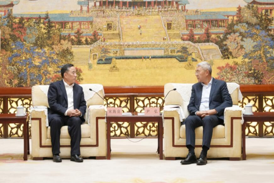 宋海良拜會江西省委書記尹弘、省長葉建春并見證簽署戰(zhàn)略合作協(xié)議