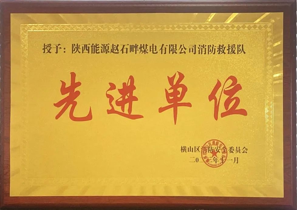 優(yōu)秀！再續(xù)輝煌！陜投集團(tuán)趙石畔煤電消防工作又獲表彰