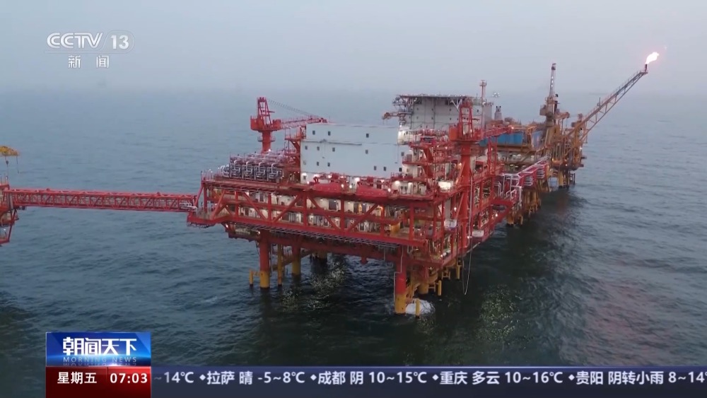 渤海油田2023年油氣產量創(chuàng)新高