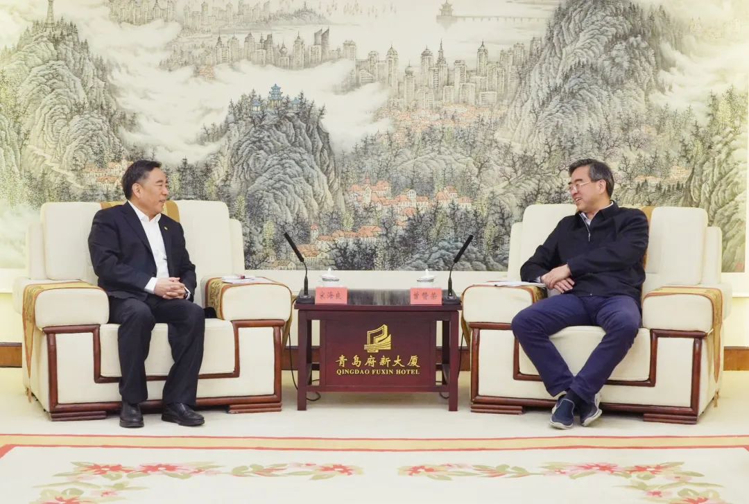 中國(guó)能建黨委書記、董事長(zhǎng)宋海良拜會(huì)山東省委常委、青島市委書記曾贊榮