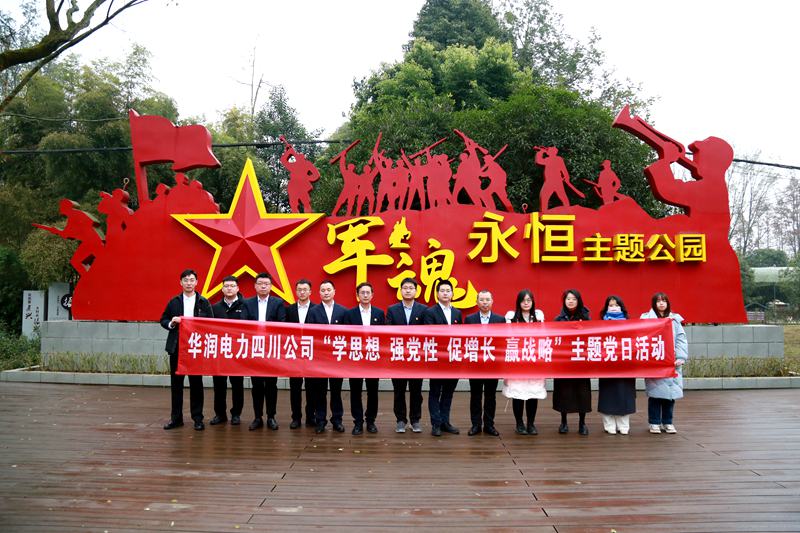 華潤(rùn)電力四川公司聯(lián)合華潤(rùn)集團(tuán)在川企業(yè)開(kāi)展“學(xué)思想、強(qiáng)黨性、促增長(zhǎng)、贏戰(zhàn)略”主題黨日活動(dòng)