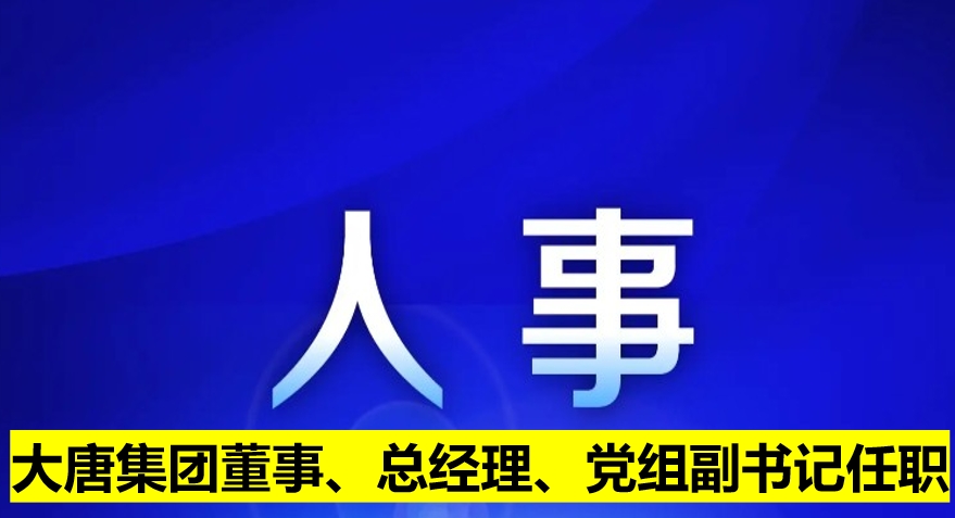 大唐集團董事、總經(jīng)理、黨組副書記任職