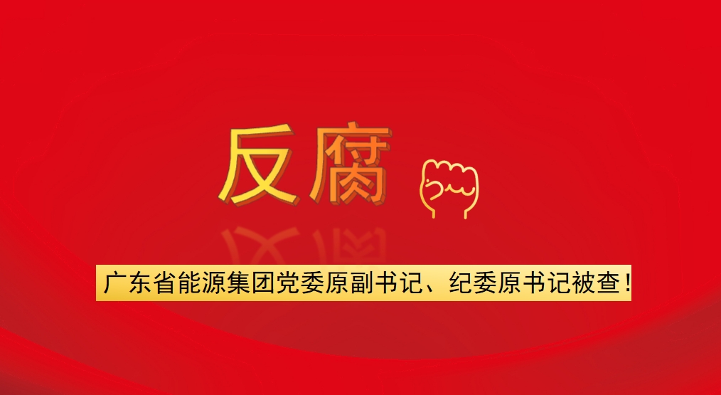 廣東省能源集團(tuán)黨委原副書(shū)記、紀(jì)委原書(shū)記被查！